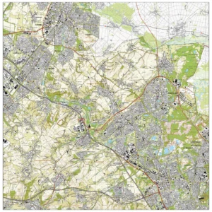 Topografische kaart Beekdaelen