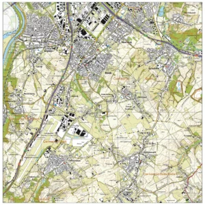 Topografische kaart Beek