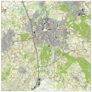 Topografische kaart Breda