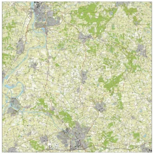 Topografische kaart Bronckhorst