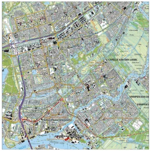 Topografische kaart Capelle aan den IJssel