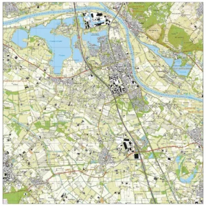 Topografische kaart Cuijk