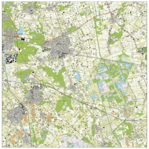 Topografische kaart Deurne