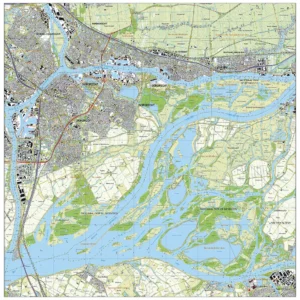 Topografische kaart Dordrecht