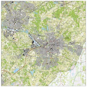 Topografische kaart Enschede