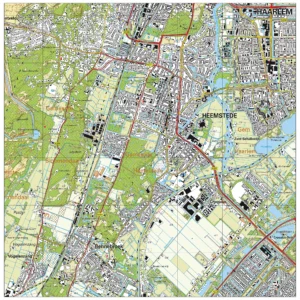 Topografische kaart Heemstede