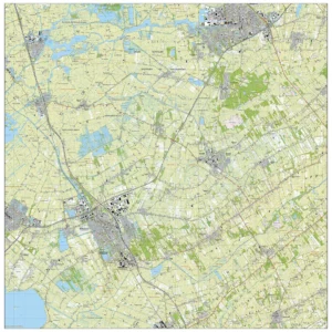 Topografische kaart Heerenveen