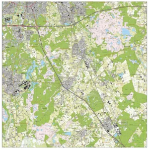 Topografische kaart Heeze-Leende