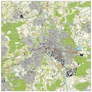 Topografische kaart Helmond
