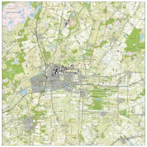 Topografische kaart Hoogeveen