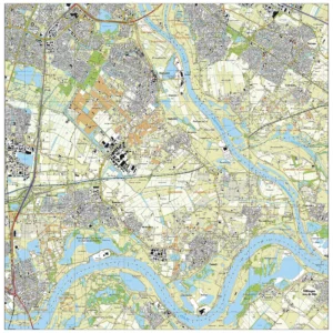 Topografische kaart Lingewaard