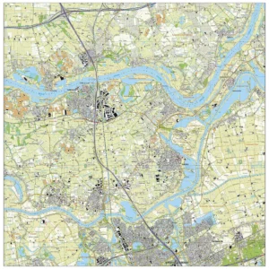 Topografische kaart Maasdriel