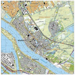 Topografische kaart Maassluis