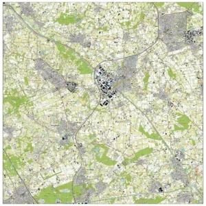 Topografische kaart Meierijstad