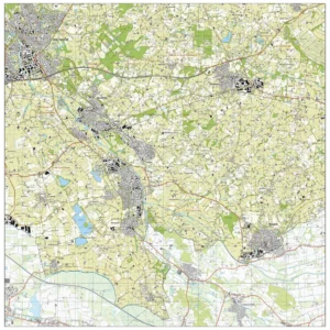 Topografische kaart Oude IJsselstreek