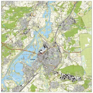 Topografische kaart Roermond