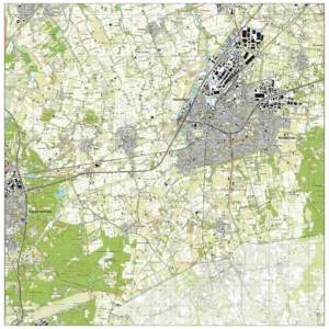 Topografische kaart Roosendaal