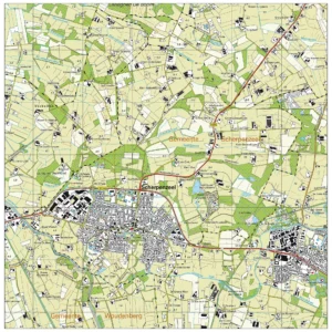 Topografische kaart Scherpenzeel