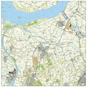 Topografische kaart Steenbergen