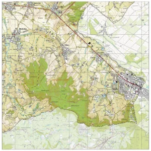 Topografische kaart Vaals