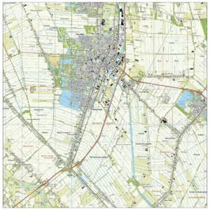 Topografische kaart Veendam