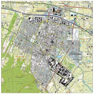 Topografische kaart Veenendaal