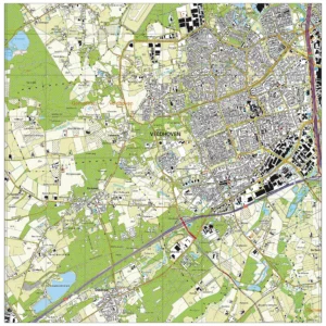 Topografische kaart Veldhoven
