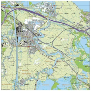 Topografische kaart Weesp