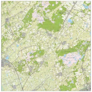 Topografische kaart Westerveld