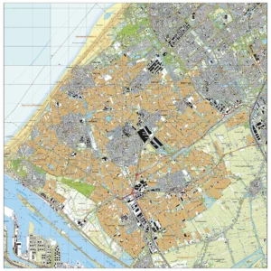 Topografische kaart Westland