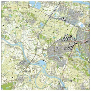 Topografische kaart Wijchen