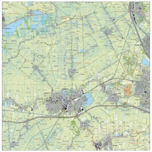 Topografische kaart Woerden