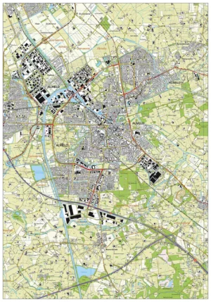 Topografische kaart Almelo