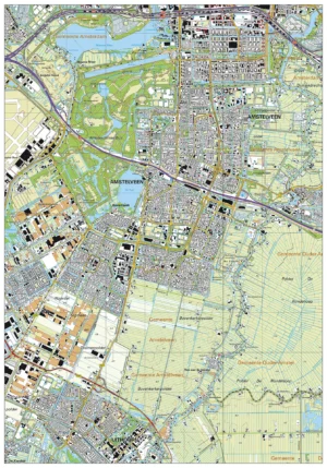 Topografische kaart Amstelveen