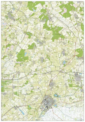 Topografische kaart Coevorden