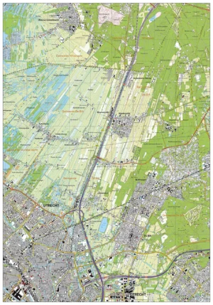 Topografische kaart De Bilt