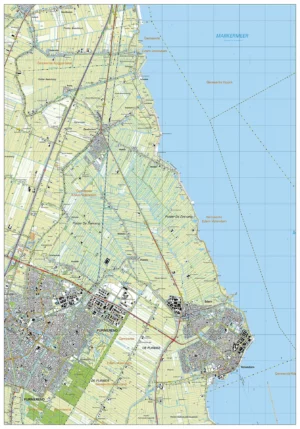Topografische kaart Edam-Volendam