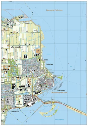 Topografische kaart Enkhuizen