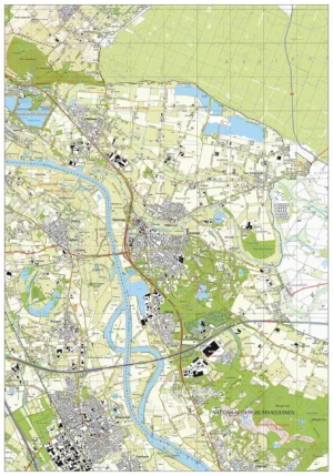 Topografische kaart Gennep