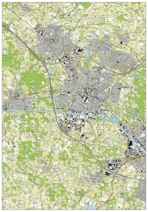 Topografische kaart Hengelo