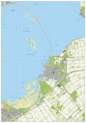 Topografische kaart Lelystad