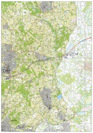 Topografische kaart Losser
