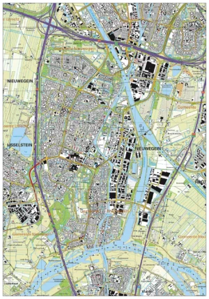Topografische kaart Nieuwegein