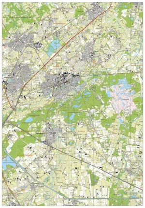 Topografische kaart Oisterwijk