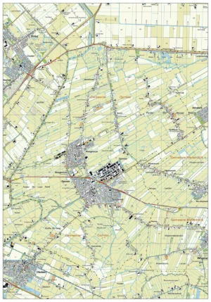 Topografische kaart Opmeer