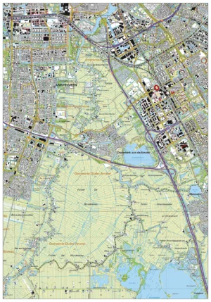 Topografische kaart Ouder-Amstel