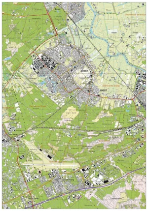 Topografische kaart Soest