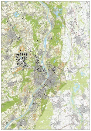 Topografische kaart Venlo