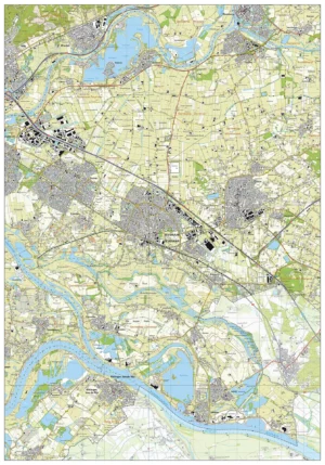 Topografische kaart Zevenaar
