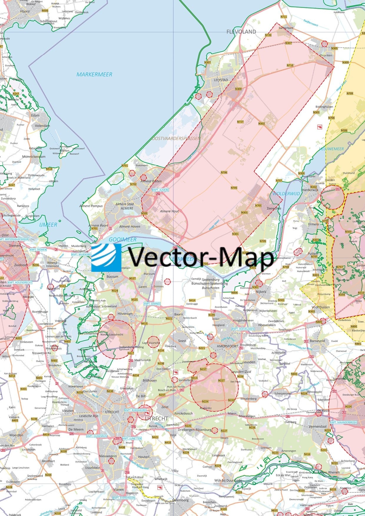 Drone no-fly zone kaart Nederland - Afbeelding 3